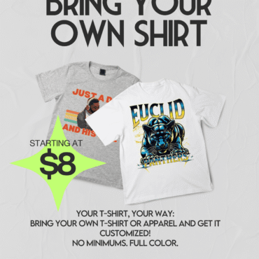 BYOS Bring Your Own Shirt